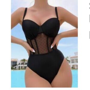 Shein swim Mesh Pushup